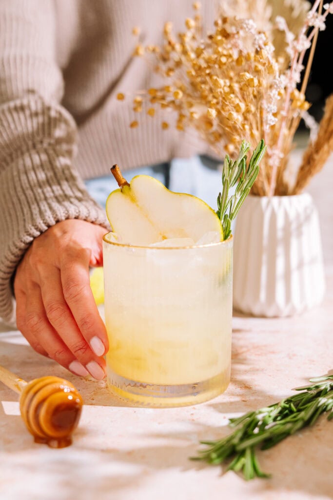 Rosemary Pear Fizz