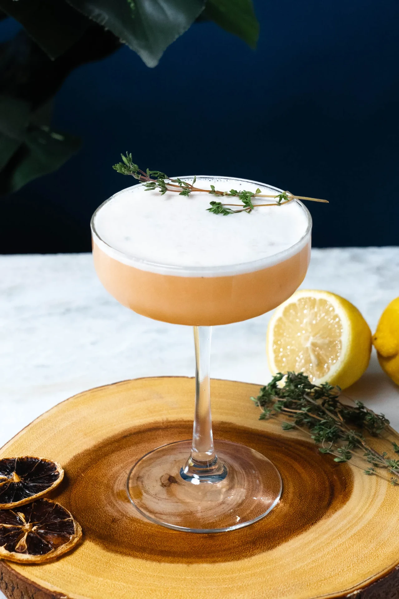 Thyme Honey Gin Fizz